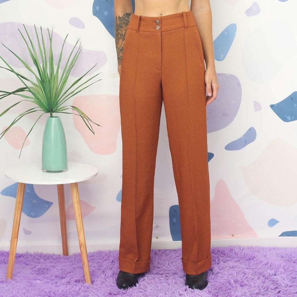 Orange Sézane Trousers
